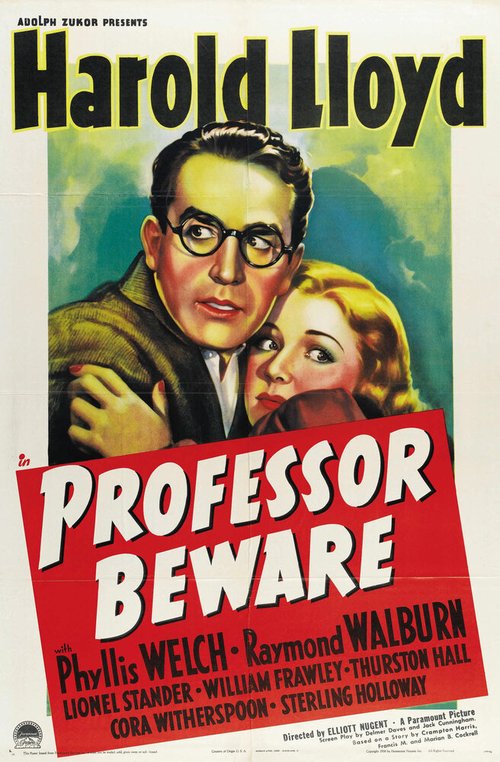 Смотреть фильм Профессор, остерегайся / Professor Beware (1938) онлайн в хорошем качестве SATRip