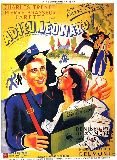Смотреть фильм Прощай, Леонард / Adieu Léonard (1943) онлайн в хорошем качестве SATRip