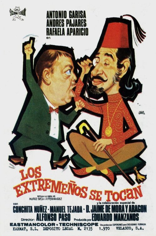 Смотреть фильм Простодушные эстремадурцы / Los extremeños se tocan (1970) онлайн в хорошем качестве SATRip