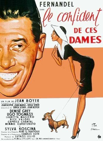 Смотреть фильм Психоаналитик для дам / Le confident de ces dames (1959) онлайн в хорошем качестве SATRip