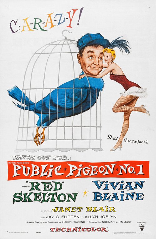 Смотреть фильм Public Pigeon No. 1 (1957) онлайн в хорошем качестве SATRip
