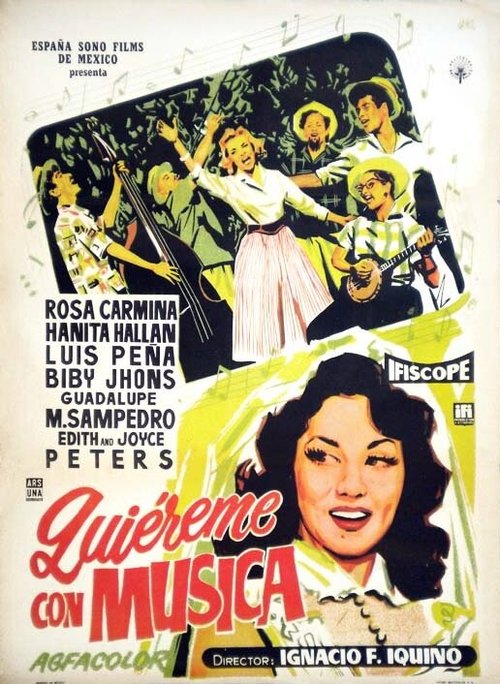 Смотреть фильм Quiéreme con música (1957) онлайн в хорошем качестве SATRip
