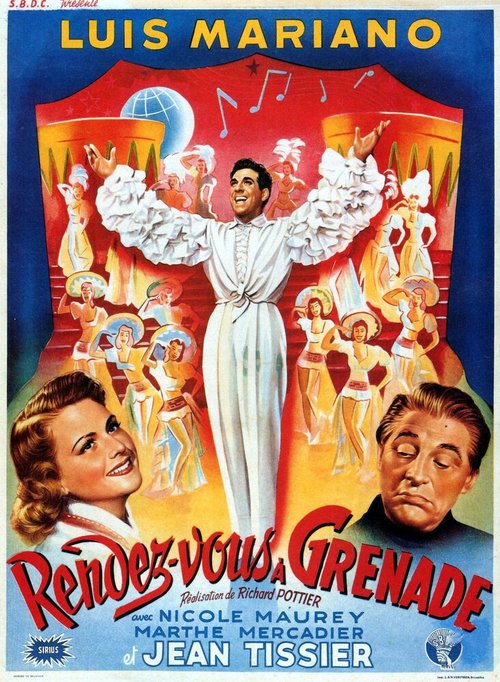 Смотреть фильм Рандеву в Гранаде / Rendez-vous à Grenade (1951) онлайн в хорошем качестве SATRip