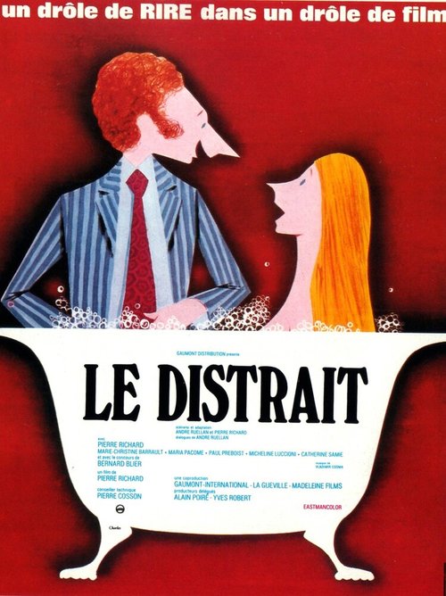 Смотреть фильм Рассеянный / Le distrait (1970) онлайн в хорошем качестве SATRip