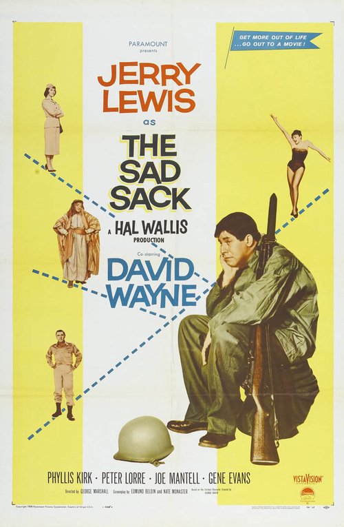 Смотреть фильм Растяпа / The Sad Sack (1957) онлайн в хорошем качестве SATRip