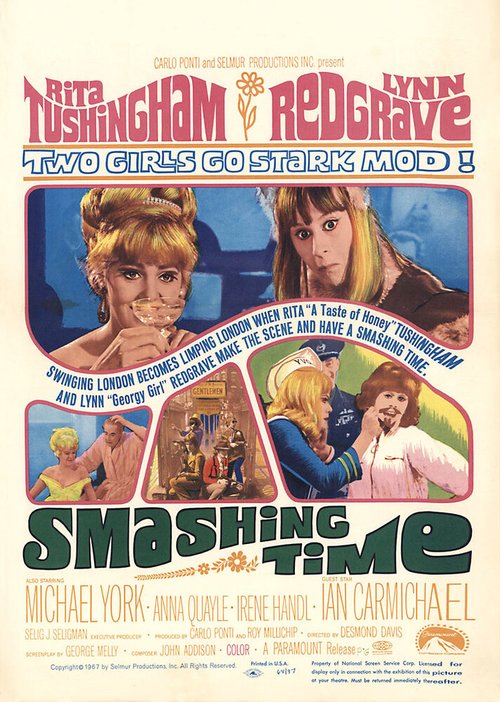 Смотреть фильм Разрушение времени / Smashing Time (1967) онлайн в хорошем качестве SATRip