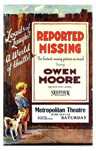 Смотреть фильм Reported Missing (1922) онлайн в хорошем качестве SATRip