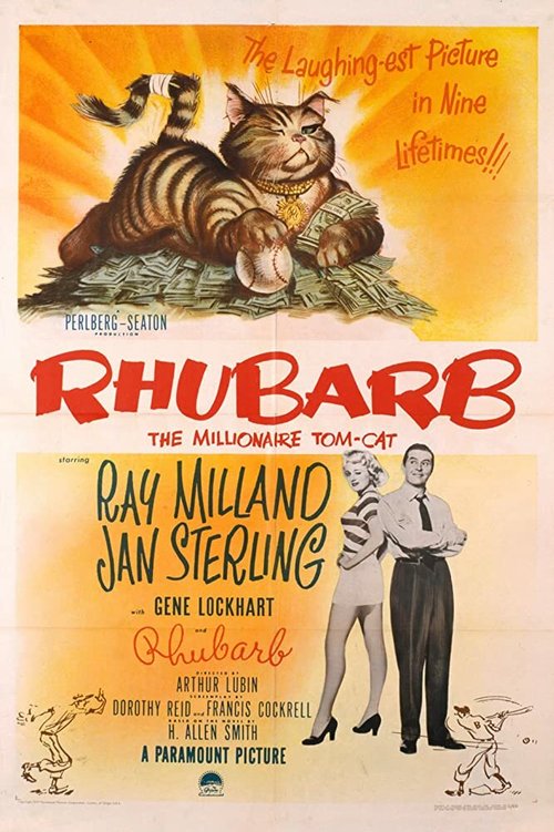 Смотреть фильм Ревень / Rhubarb (1951) онлайн в хорошем качестве SATRip