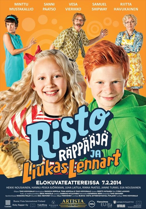 Смотреть фильм Рикки Рэппер и ловкий Леннарт / Risto Räppääjä ja liukas Lennart (2014) онлайн в хорошем качестве HDRip