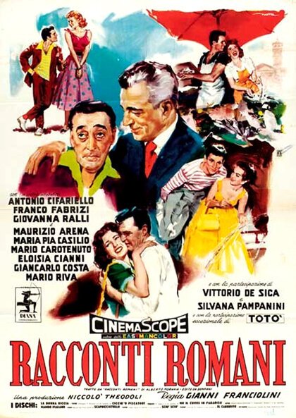 Смотреть фильм Римские рассказы / Racconti romani (1955) онлайн в хорошем качестве SATRip