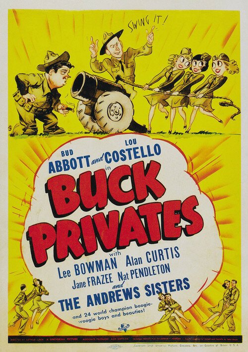 Смотреть фильм Рядовые / Buck Privates (1941) онлайн в хорошем качестве SATRip