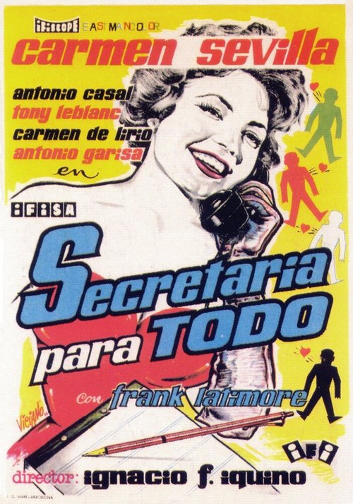 Смотреть фильм Secretaria para todo (1958) онлайн в хорошем качестве SATRip