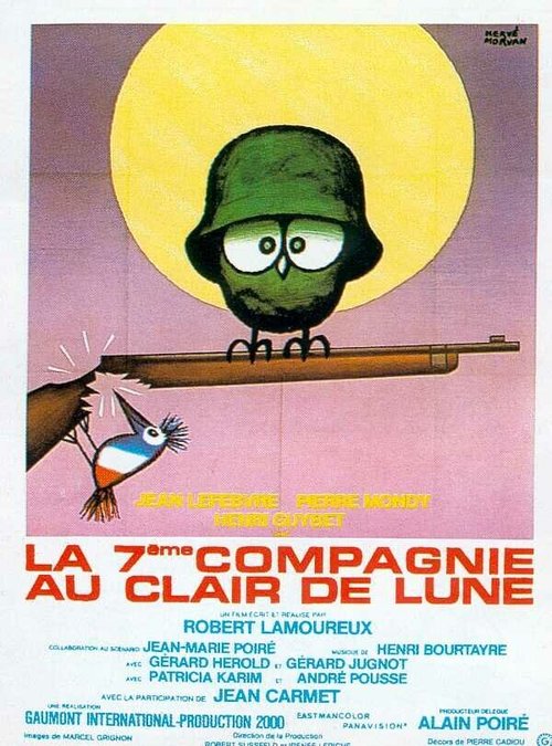 Смотреть фильм Седьмая рота при свете луны / La 7ème compagnie au clair de lune (1977) онлайн в хорошем качестве SATRip