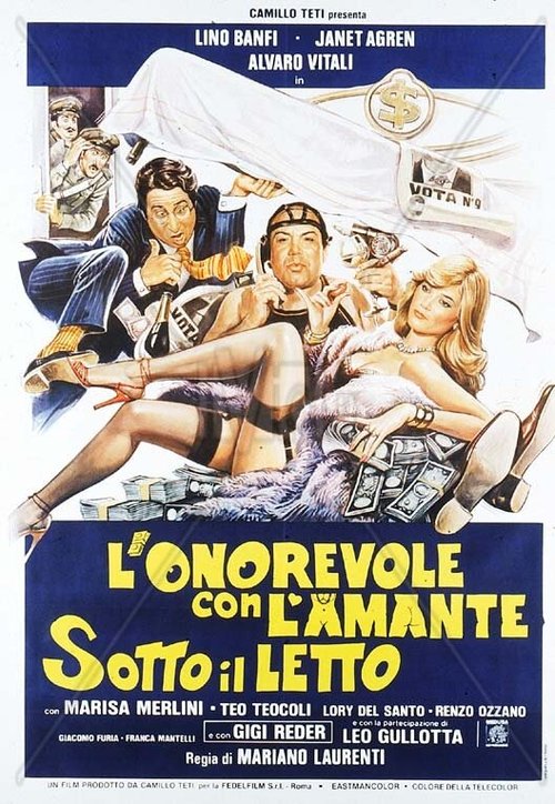 Смотреть фильм Сексуальное просвещение учителей / L'onorevole con l'amante sotto il letto (1981) онлайн в хорошем качестве SATRip