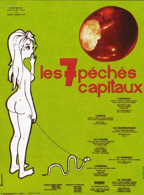 Смотреть фильм Семь смертных грехов / Les sept péchés capitaux (1961) онлайн в хорошем качестве SATRip
