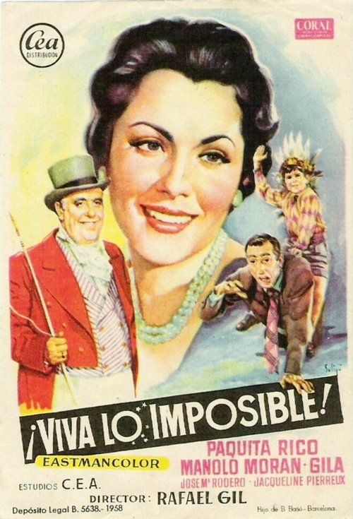 Смотреть фильм Семейное приключение / ¡Viva lo imposible! (1958) онлайн в хорошем качестве SATRip