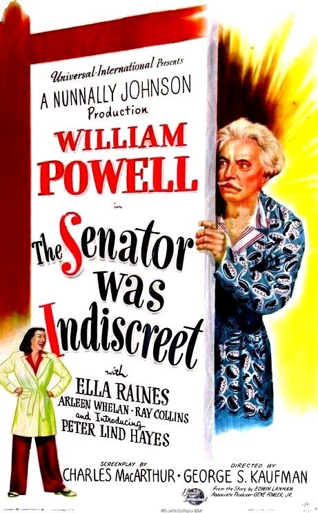 Смотреть фильм Сенатор был несдержан / The Senator Was Indiscreet (1947) онлайн в хорошем качестве SATRip