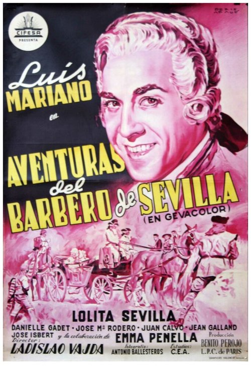 Смотреть фильм Севильский авантюрист / Aventuras del barbero de Sevilla (1954) онлайн в хорошем качестве SATRip
