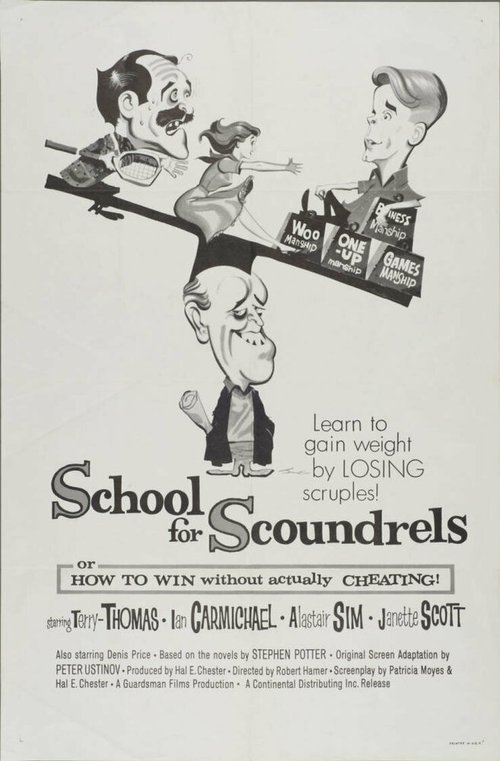 Смотреть фильм Школа для негодяев / School for Scoundrels (1960) онлайн в хорошем качестве SATRip