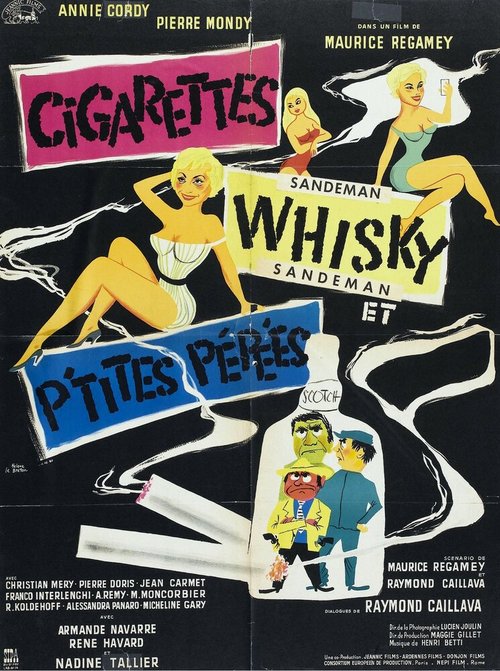 Смотреть фильм Сигареты, виски и малышки / Cigarettes, whisky et p'tites pépées (1959) онлайн в хорошем качестве SATRip