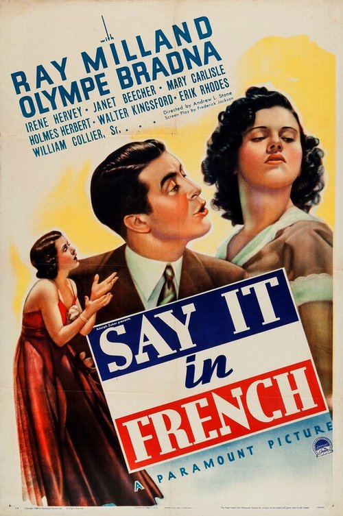 Смотреть фильм Скажи это по-французски / Say It in French (1938) онлайн в хорошем качестве SATRip