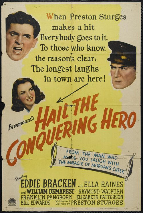 Смотреть фильм Слава герою-победителю / Hail the Conquering Hero (1944) онлайн в хорошем качестве SATRip