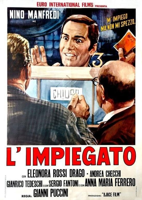 Смотреть фильм Служащий / L'impiegato (1960) онлайн в хорошем качестве SATRip