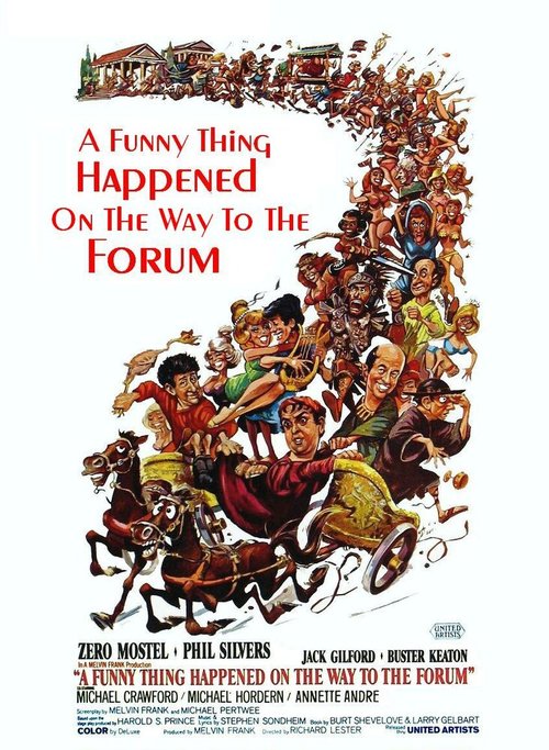 Смотреть фильм Смешное происшествие по дороге на Форум / A Funny Thing Happened on the Way to the Forum (1966) онлайн в хорошем качестве SATRip