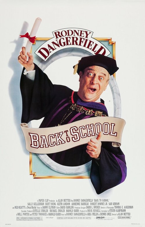 Смотреть фильм Снова в школу / Back to School (1986) онлайн в хорошем качестве SATRip
