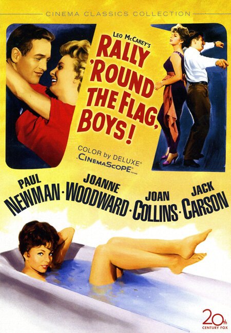 Смотреть фильм Собирайтесь вокруг флага, ребята! / Rally 'Round the Flag, Boys! (1958) онлайн в хорошем качестве SATRip