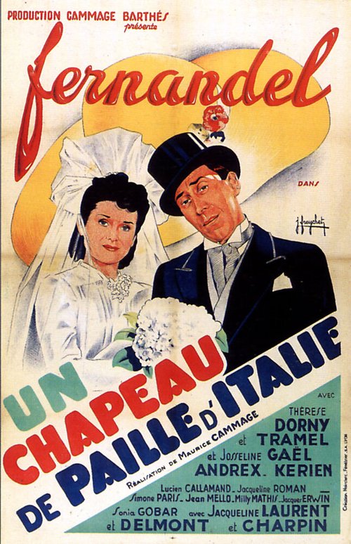 Смотреть фильм Соломенная шляпка / Un chapeau de paille d'Italie (1940) онлайн в хорошем качестве SATRip