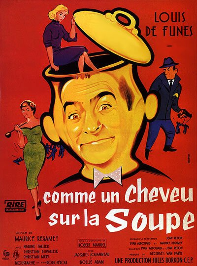 Смотреть фильм Совершенно некстати / Comme un cheveu sur la soupe (1957) онлайн в хорошем качестве SATRip