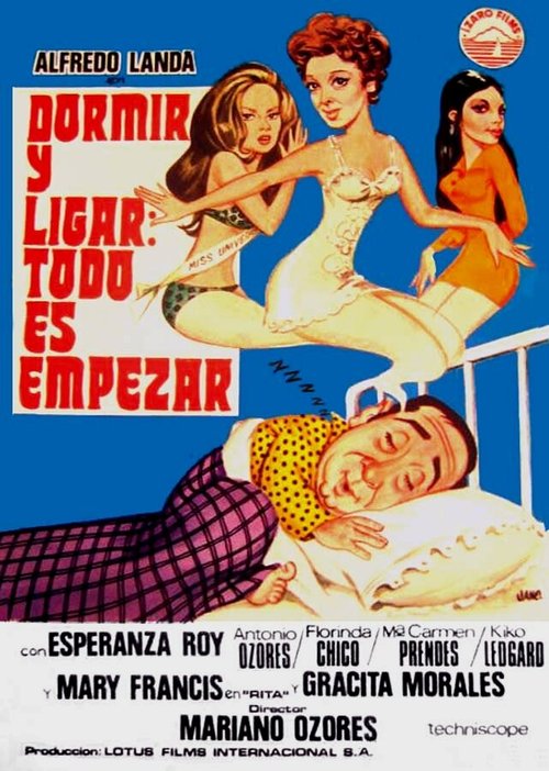 Смотреть фильм Спать и флиртовать: все сразу получать / Dormir y ligar: todo es empezar (1974) онлайн в хорошем качестве SATRip