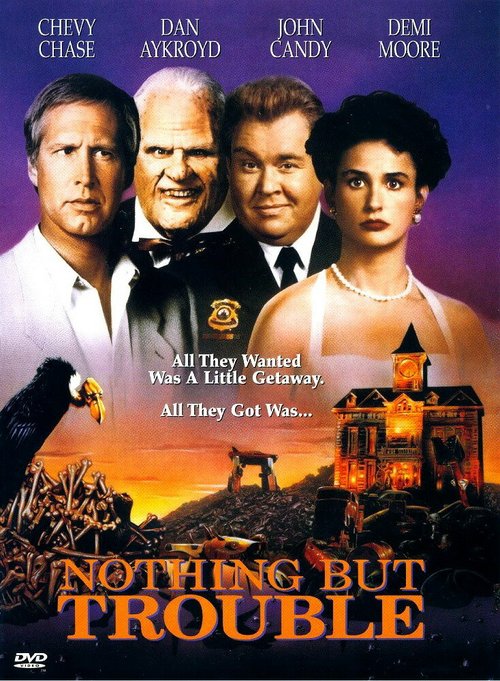 Смотреть фильм Сплошные неприятности / Nothing But Trouble (1991) онлайн в хорошем качестве HDRip