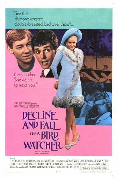 Смотреть фильм Спуск и падение... орнитолога / Decline and Fall... of a Birdwatcher (1968) онлайн в хорошем качестве SATRip