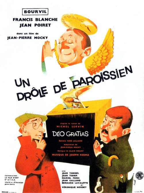 Смотреть фильм Странный прихожанин / Un drôle de paroissien (1963) онлайн в хорошем качестве SATRip