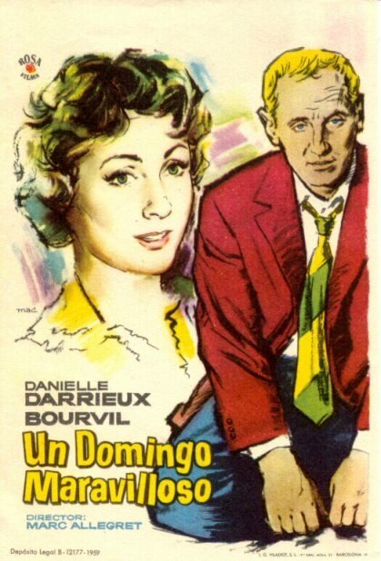 Смотреть фильм Странное воскресенье / Un drôle de dimanche (1958) онлайн в хорошем качестве SATRip