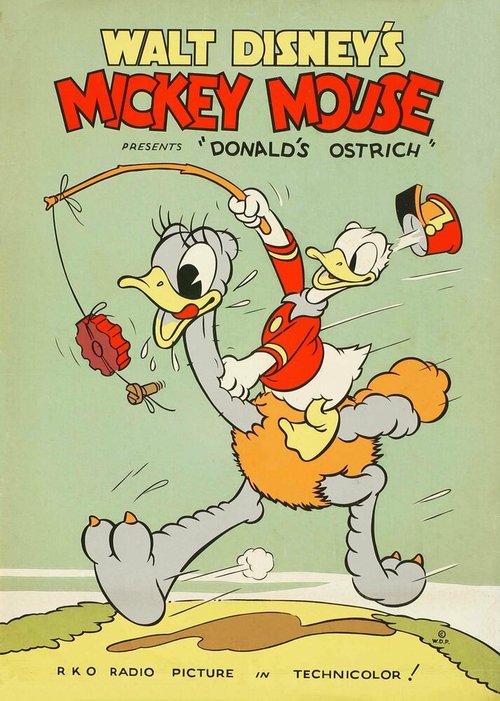 Смотреть фильм Страус Дональда / Donald's Ostrich (1937) онлайн 