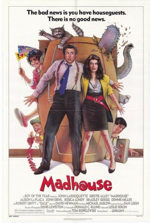 Смотреть фильм Сумасшедший дом / Madhouse (1990) онлайн в хорошем качестве HDRip