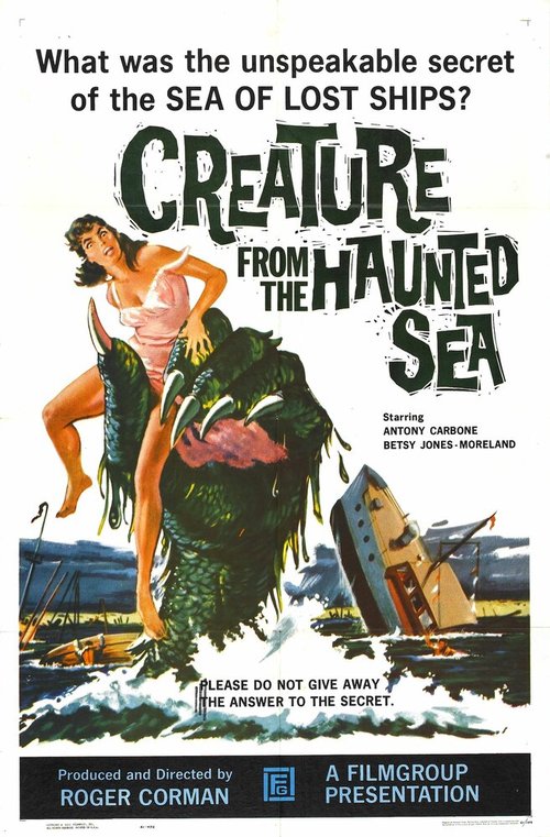Смотреть фильм Существо из моря с привидениями / Creature from the Haunted Sea (1961) онлайн в хорошем качестве SATRip