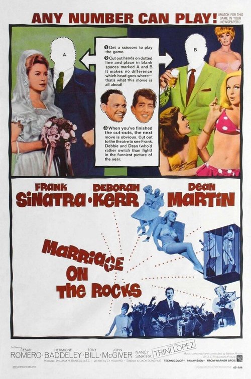 Смотреть фильм Свадьба на скалах / Marriage on the Rocks (1965) онлайн в хорошем качестве SATRip