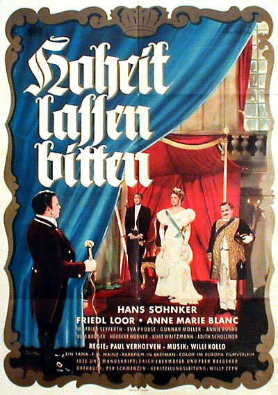 Смотреть фильм Свадьба продолжается / Hoheit lassen bitten (1954) онлайн в хорошем качестве SATRip