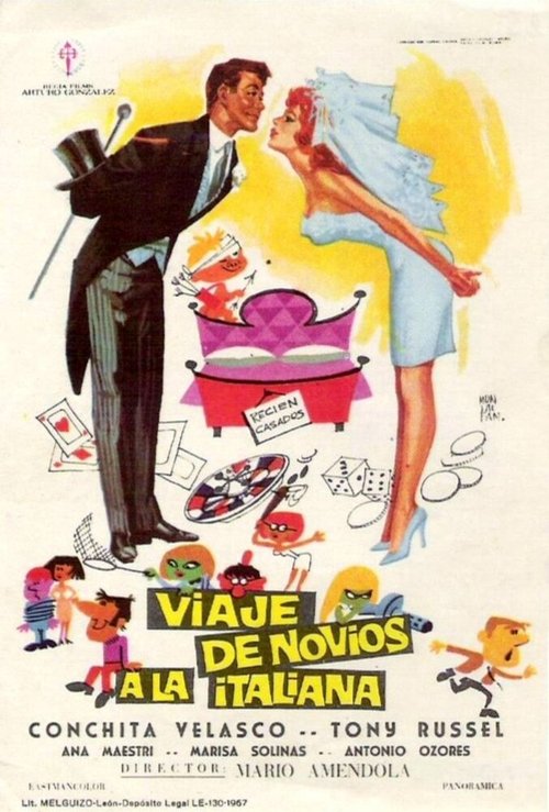 Смотреть фильм Свадебное путешествие по-итальянски / Viaggio di nozze all'italiana (1966) онлайн в хорошем качестве SATRip
