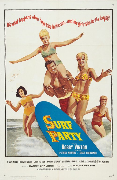 Смотреть фильм Сёрф-вечеринка / Surf Party (1964) онлайн в хорошем качестве SATRip