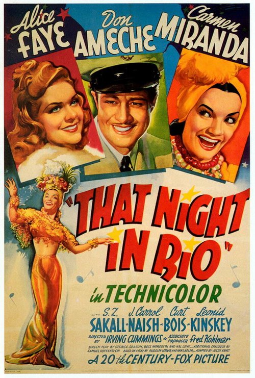 Смотреть фильм Та ночь в Рио / That Night in Rio (1941) онлайн в хорошем качестве SATRip