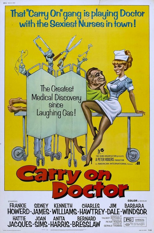 Смотреть фильм Так держать, доктор / Carry on Doctor (1967) онлайн в хорошем качестве SATRip