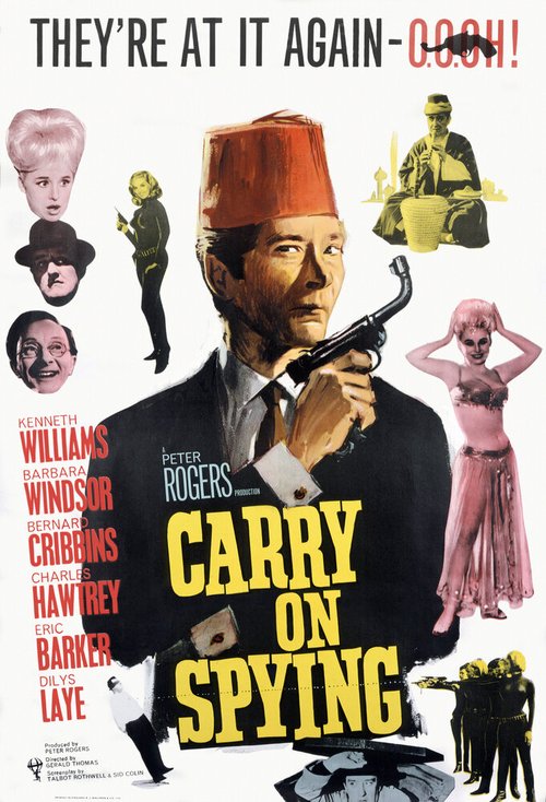 Смотреть фильм Так держать... Шпион / Carry on Spying (1964) онлайн в хорошем качестве SATRip