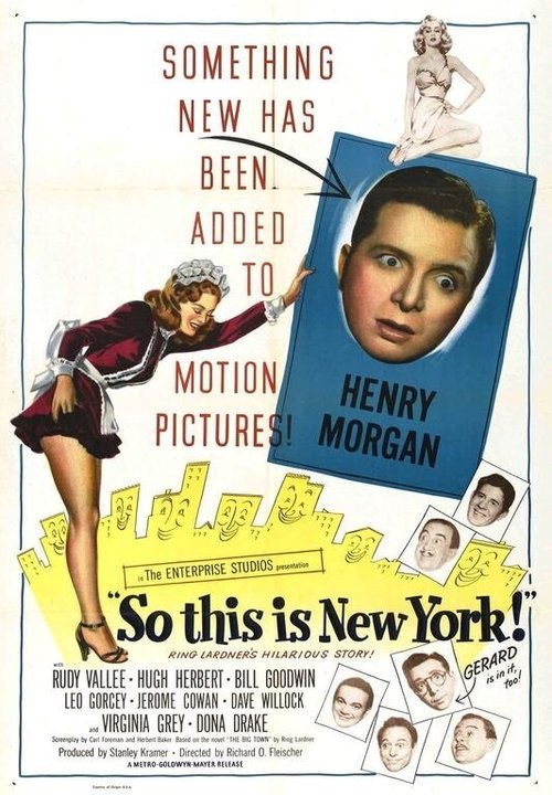 Смотреть фильм Так вот какой Нью-Йорк / So This Is New York (1948) онлайн в хорошем качестве SATRip