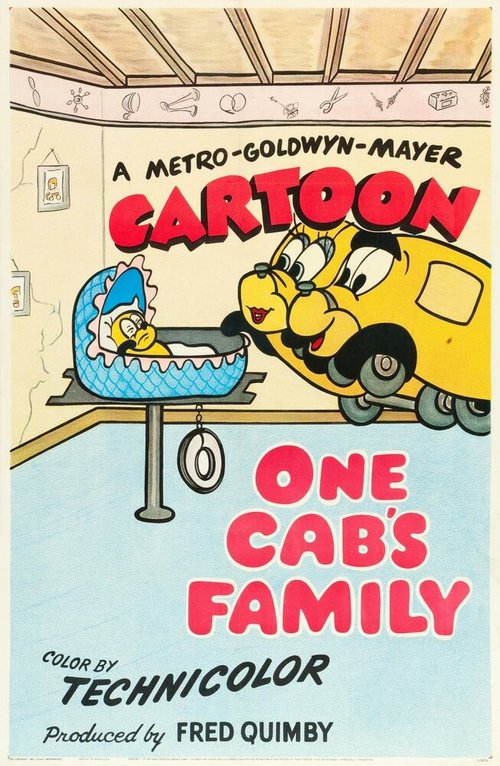Смотреть фильм Таксомоторная семья / One Cab's Family (1952) онлайн 