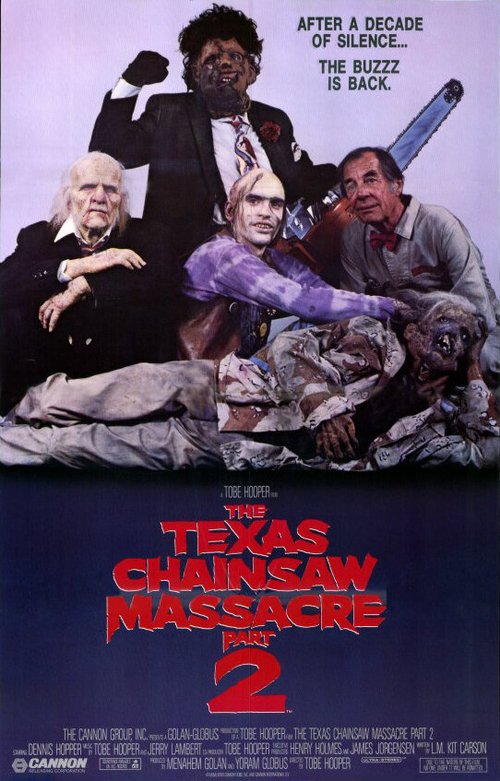 Смотреть фильм Техасская резня бензопилой 2 / The Texas Chainsaw Massacre 2 (1986) онлайн в хорошем качестве SATRip